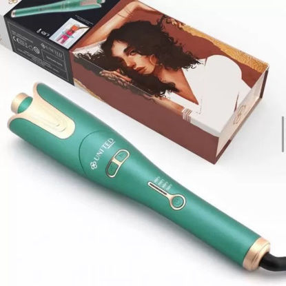 Picture of united professional self curly hair curler green