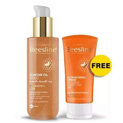 Picture of A10-Beesline Gold Tanning Oil 200 ml + Free Sunscreen 60 ml Free