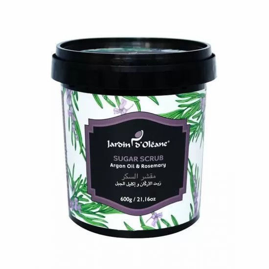 Picture of A10-Jardin d'Olean Moroccan Sugar Scrub with Argan Oil and Rosemary 600 gm